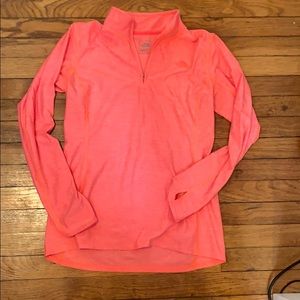 North Face Orange Pullover